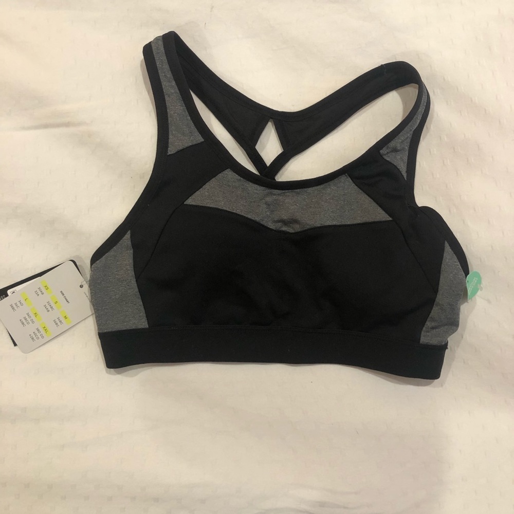 Champion Grey and Black Sports bra